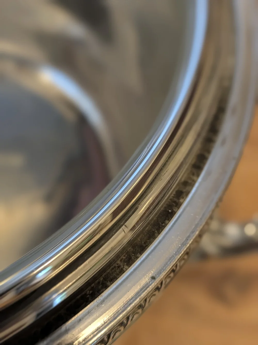 Vintage Silver Plate Insulated Ice Bucket | Ornate Fruit & Vine Relief with Lid